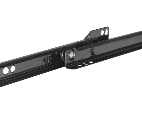 Kovová zásuvková lišta s válečky