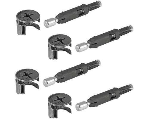 Sada excentrických spojek pro montáž nábytku