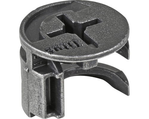 Výstředníková spojka z kovu na nábytek