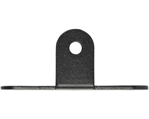 Kovový závěs s otvorem pro upevnění