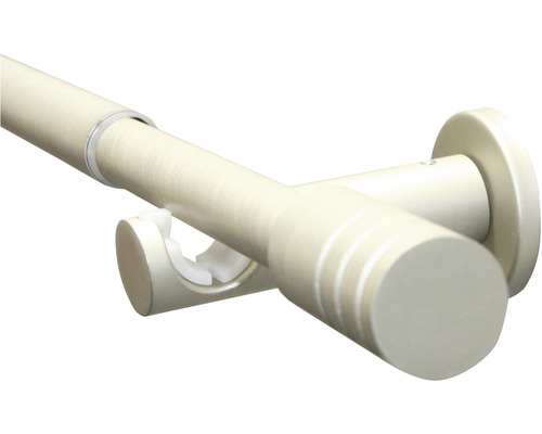 Záclonová tyč s držákem a kroužkem