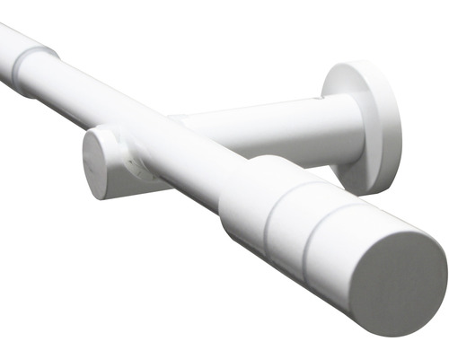 Dvojitá záclonová tyč s držákem