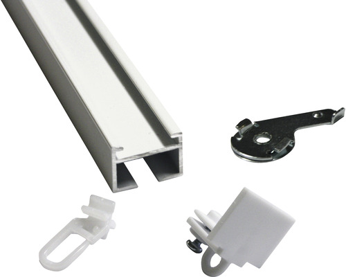 Záclonová lišta s příslušenstvím