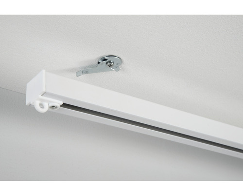 Záclonová lišta pro montáž na strop s příslušenstvím