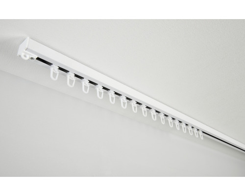 Záclonová lišta pro montáž na strop s kluzáky