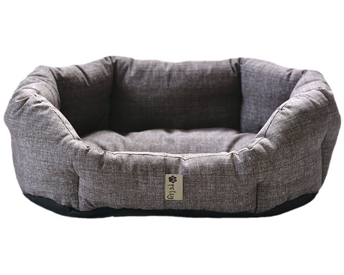 Šedá psí postel Petsy