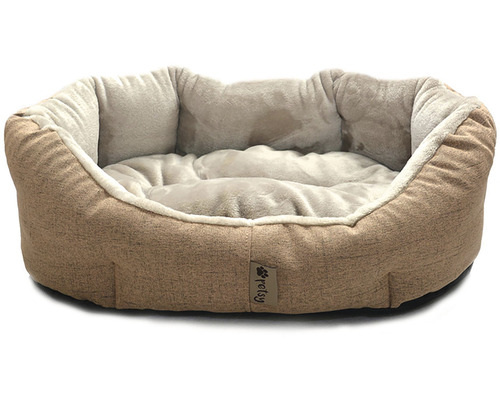 Pelíšek pro psy se zvýšeným okrajem a měkkou ložnou plochou