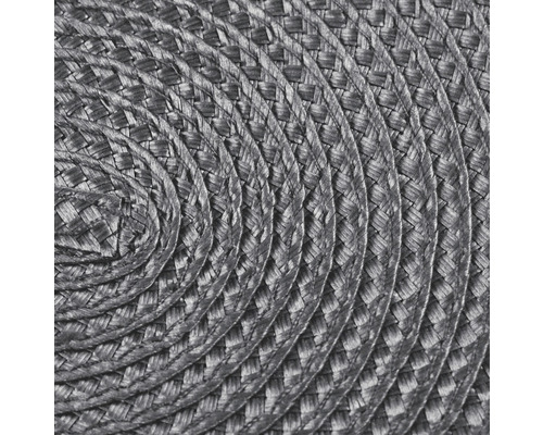 Detailní záběr kulaté pletené podložky