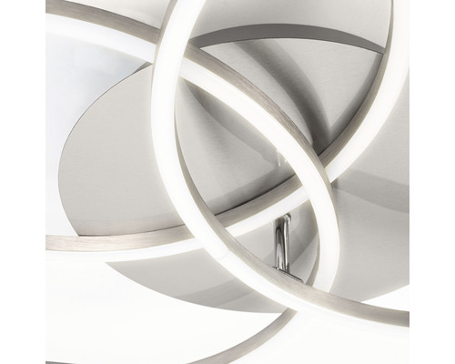Detail LED stropního svítidla s kulatými prvky