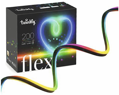 Světelný had Twinkly Flex s 200 RGB LED diodami v balení