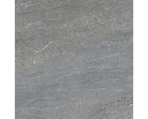 Šedá podlahová dlaždice s matným povrchem