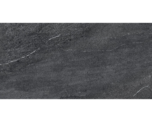 Tmavá kameninová dlaždice s matným povrchem