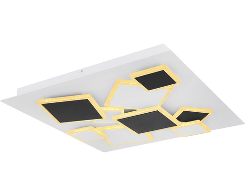 Čtvercové LED stropní svítidlo s abstraktním designem