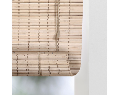 Bambusová roleta se stahovací šňůrou pro dekoraci oken a jako ochrana soukromí