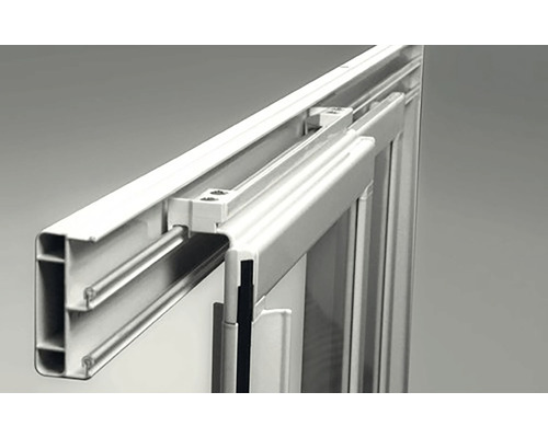 Detailní pohled na posuvný rám proti hmyzu