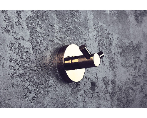 Dvojitý nástěnný háček pro upevnění na zeď