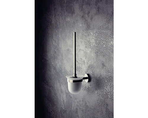 Nástěnná WC štětka se zásobníkem