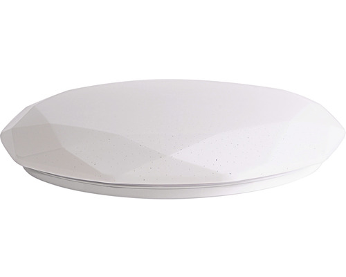 Bílé LED stropní svítidlo s geometrickým designem