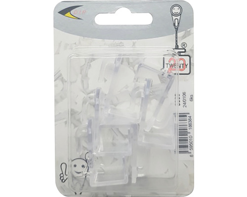 Šest rohových chráničů transparentní v balení