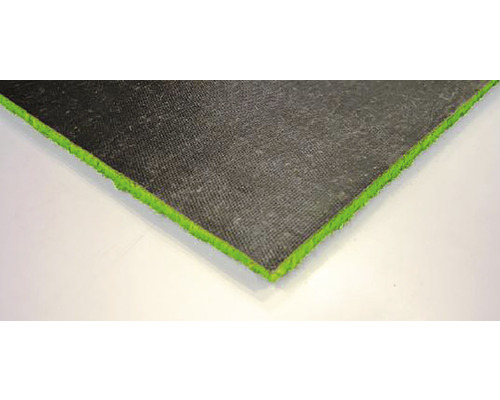 Kousek umělého trávníku s textilním podkladem