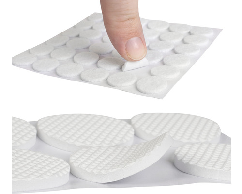 Filcové kluzáky k nalepení na fólii