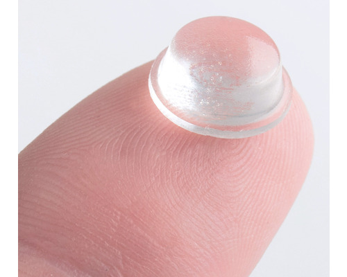 Průhledný nábytkový tlumič na prstu