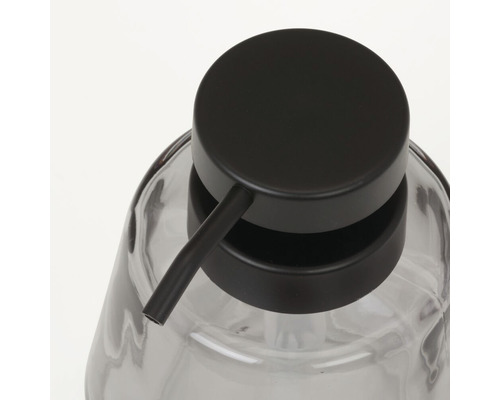 Skleněný dávkovač mýdla s dávkovací hlavou