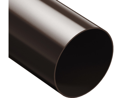 Detail tmavě hnědé plastové trubky