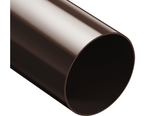 Detail tmavě hnědé plastové trubky