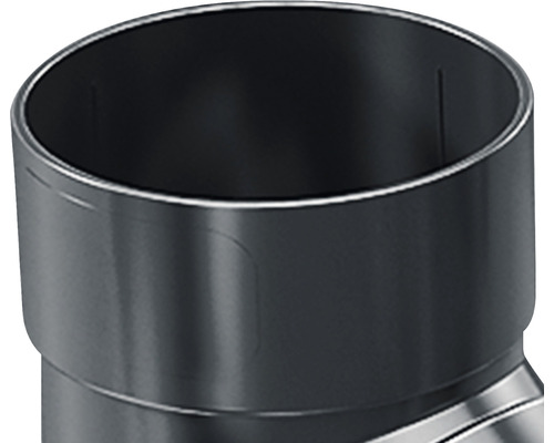 Detailní záběr černého kouřovodu