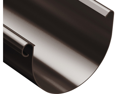 Detail okapového žlabu z kovu