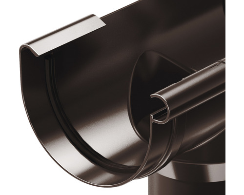 Kovová koncovka okapu