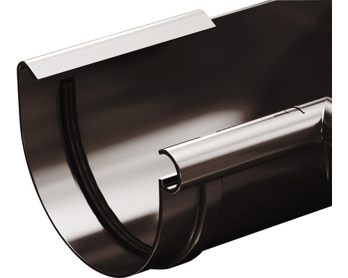 Detail kovového okapu