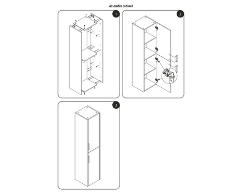 Návod k montáži skříně