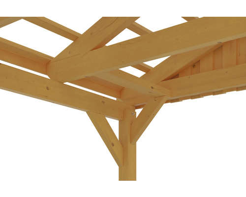 Dřevěná konstrukce altánu