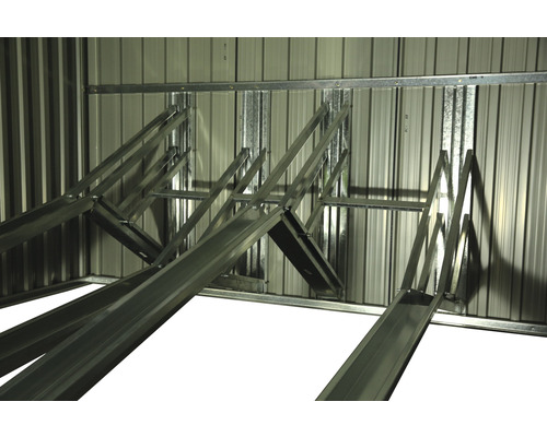 Držák na kola v zahradním domku