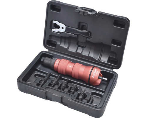 Sada nýtovacích matic Fortum v černém plastovém kufříku