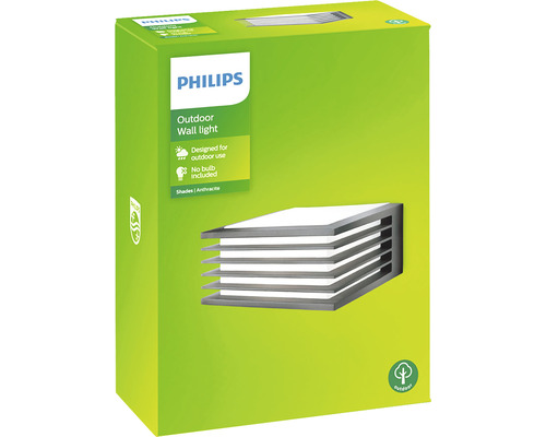 Balení venkovního nástěnného svítidla Philips