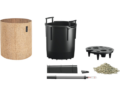 Kompletní sada květináčů s korkovým vzhledem