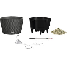 Květináč se zavlažovacím systémem, indikátor hladiny vody a příslušenství