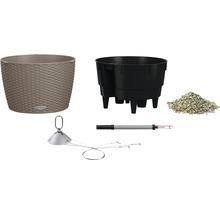 Květináč, vložka pro rostliny, keramzit, vlhkoměr a zavlažovací systém