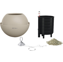 Kompletní sada květináče Lechuza Puccini se zavlažovacím systémem, hnojivem a ukazatelem hladiny vody