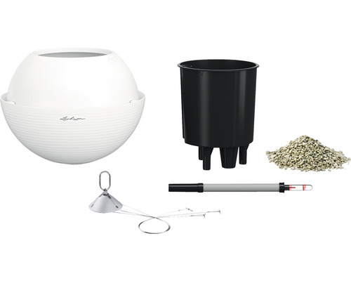 Květináč Lechuza Balconera s vložkou, substrátem a vlhkoměrem