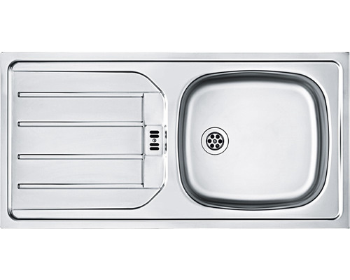 Nerezový dřez s odkapávací plochou