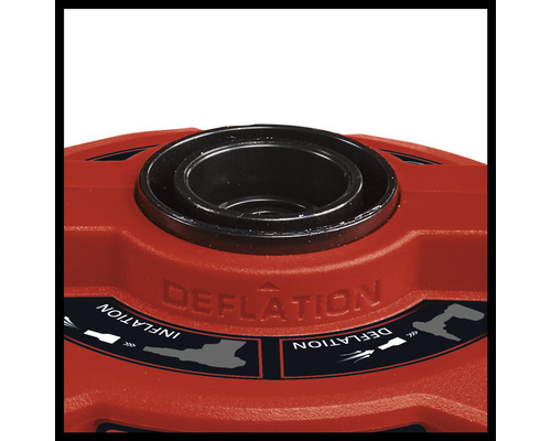 Detail vzduchové pumpy s funkcí vypouštění