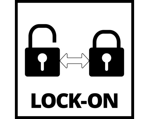 Symbol Lock-On: Spojení otevřeného a zavřeného zámku