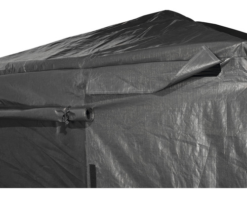 Detail altánu s rolovací boční stěnou