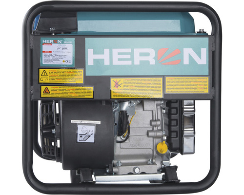 Elektrocentrála Heron v kovovém rámu