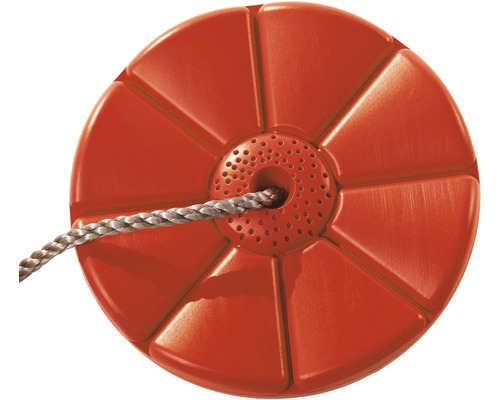 Kulatá dětská houpačka z plastu s lanem