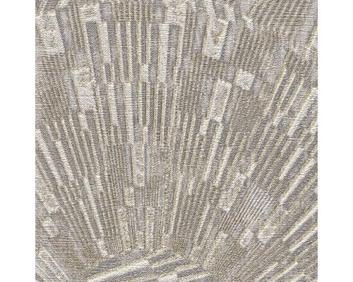 Detailní pohled na strukturovanou tapetu s geometrickým vzorem.